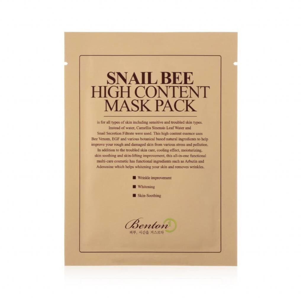 benton-snail-bee-high-content-mask-10-pcs benton snail bee high content mask pcs e