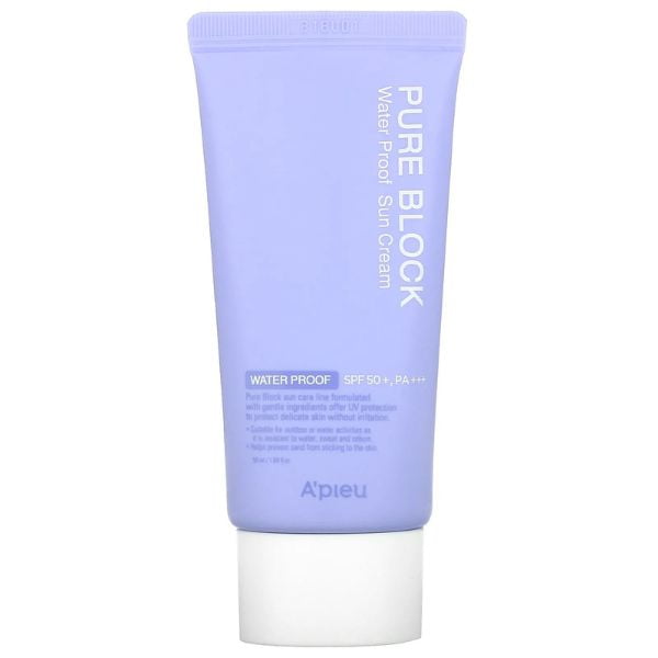 A'Pieu Pure Block Waterproof Sun Cream, SPF 50+, PA+++, 50ml A'Pieu Pure Block Waterproof Sun Cream, SPF 50+, PA+++, 50ml