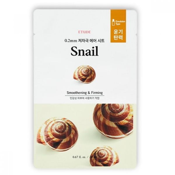 Etude Therapy Mask Snail, Masca faciala cu mucina de melc Etude Therapy Mask Snail, Masca faciala cu mucina de melc