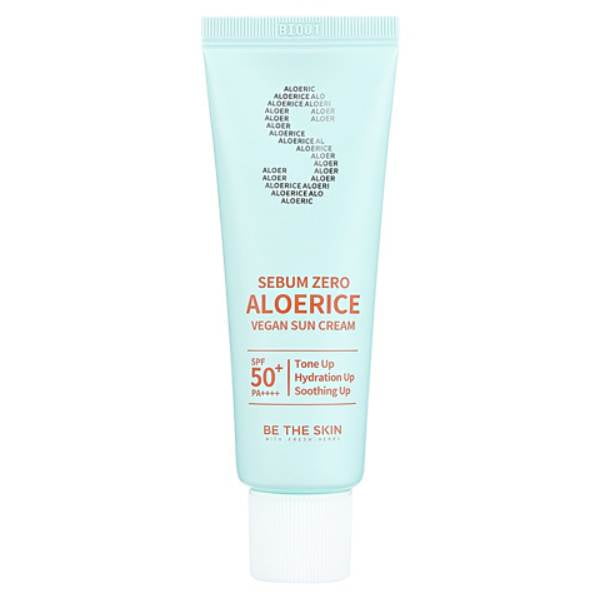 Be The Skin Sebum Zero Aloerice Sun Cream, 50ml, SPF 50+ PA++++ Be The Skin Sebum Zero Aloerice Sun Cream, 50ml, SPF 50+ PA++++