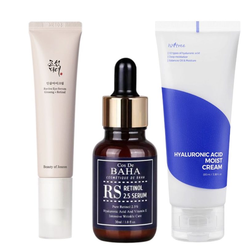 Anti-Aging Power (Retinol Serum + Retinal Eye Cream + Face Cream) Anti-Aging Power (Retinol Serum + Retinal Eye Cream + Face Cream)