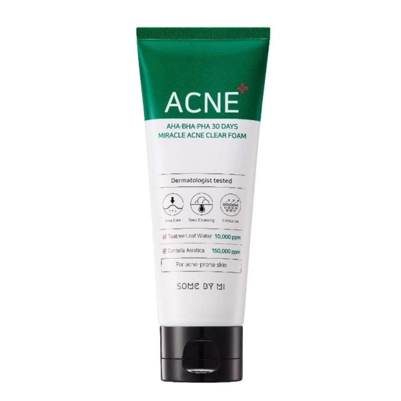 Somebymi AHA-BHA-PHA 30 Days Miracle Acne Clear Foam Somebymi AHA-BHA-PHA 30 Days Miracle Acne Clear Foam