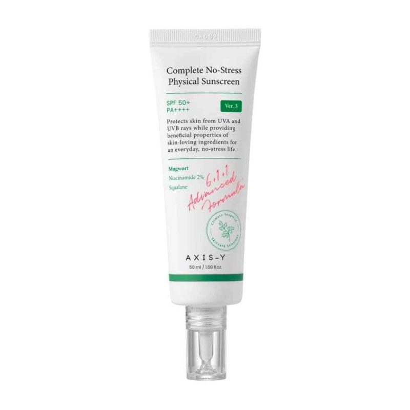 Axis-y Complete No-Stress Physical Sunscreen (V3), 50ml Axis-y Complete No-Stress Physical Sunscreen (V3), 50ml
