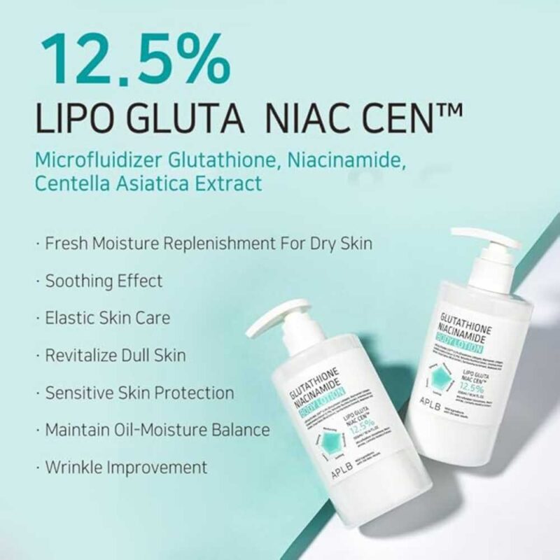 APLB Glutathione Niacinamide Body Lotion, 300ml - 1