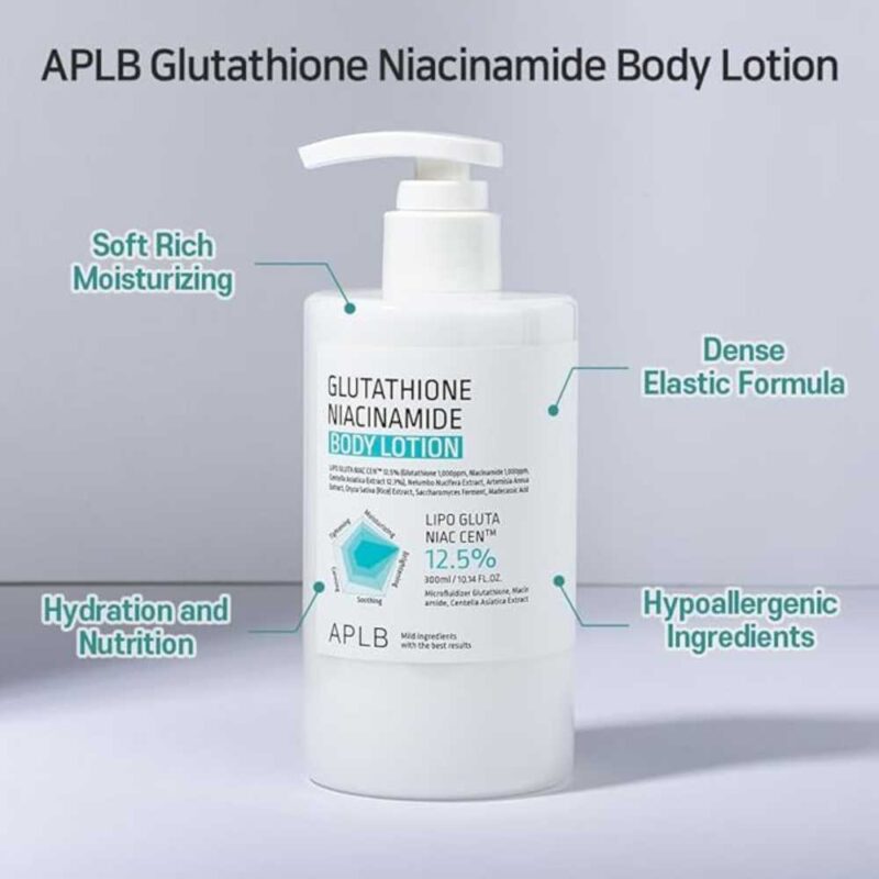 APLB Glutathione Niacinamide Body Lotion, 300ml - 1