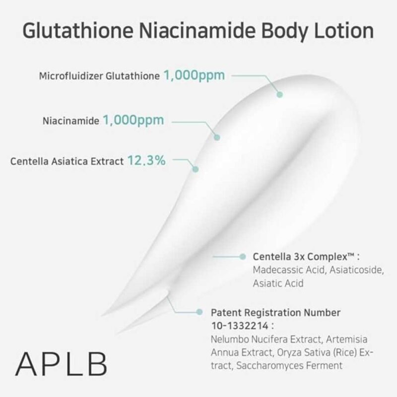 APLB Glutathione Niacinamide Body Lotion, 300ml - 1
