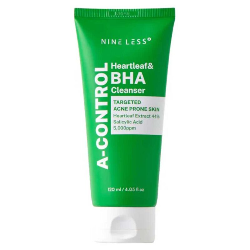Nine Less A-Control Heartleaf & BHA Cleanser, 120ml - 1 Nine Less A-Control Heartleaf & BHA Cleanser, 120ml - 1