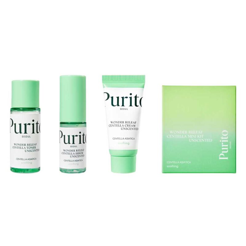 Purito Wonder Releaf Centella Mini Kit Unscented - 1 Purito Wonder Releaf Centella Mini Kit Unscented