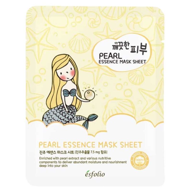 Esfolio Pure Skin Pearl Essence Mask Sheet, 25ml - 1 Esfolio Pure Skin Pearl Essence Mask Sheet, 25ml - 1