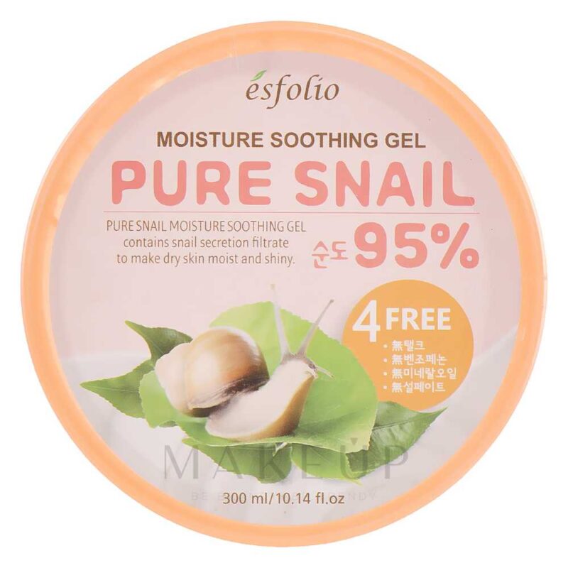Esfolio Pure Snail Moisture Soothing Gel, 300ml - 1 Esfolio Pure Snail Moisture Soothing Gel, 300ml - 1