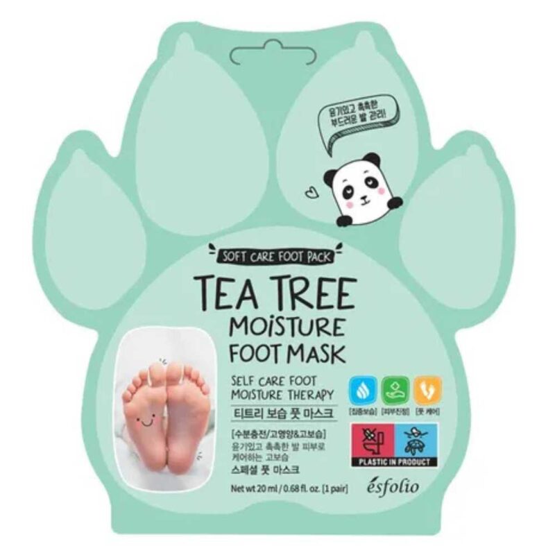 Esfolio Tea Tree Moisture Foot Mask, 20ml - 1 Esfolio Tea Tree Moisture Foot Mask, 20ml - 1