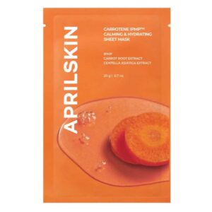 Aprilskin Carrotene IPMP Calming & Hydrating Sheet Mask, 20g