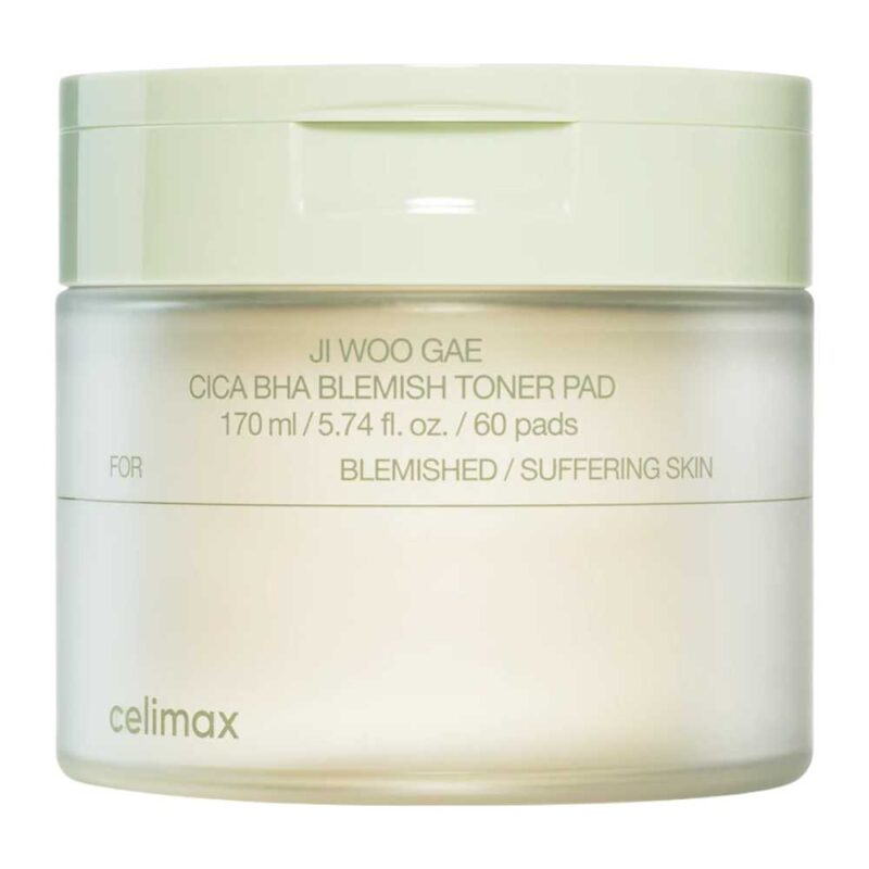 Celimax Ji Woo Gae Cica BHA Blemish Toner Pad, 60pads - 1 Celimax Ji Woo Gae Cica BHA Blemish Toner Pad, 60pads - 1