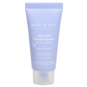 Mary and May Calendula Peptide Ageless Sleeping Mask Mini, 30g