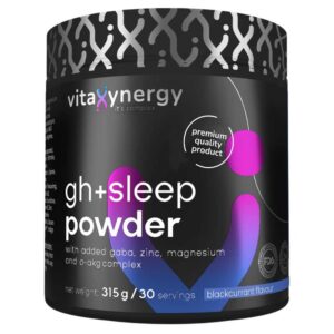 Vitaxynergy GH + Somn Pudra cu Aroma de Coacaze Negre, 315g