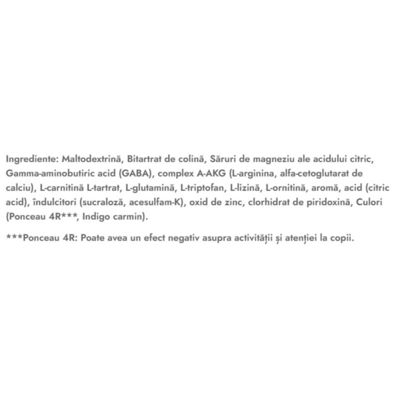 Vitaxynergy GH + Somn Pudra cu Aroma de Coacaze Negre, 315g
