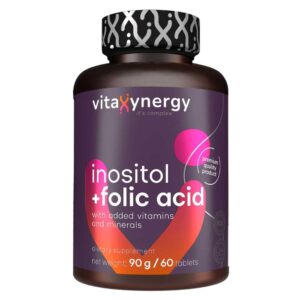 Vitaxynergy Inozitol + Acid Folic, 60 tablete
