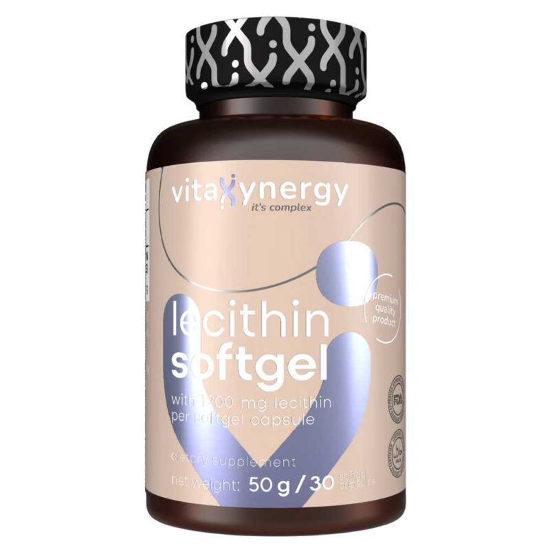 Vitaxynergy Lecitina, 30 capsule moi - 1 Vitaxynergy Lecitina, 30 capsule moi