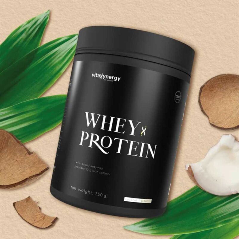 Vitaxynergy Pudra Proteica din Zer, 750g - Cocos - 09