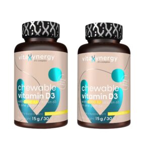 Vitaxynergy Vitamina D3, 30 tablete masticabile