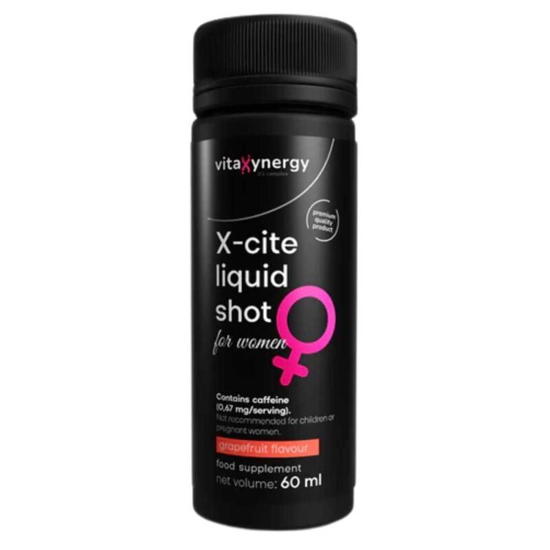 Vitaxynergy X-Cite Shot pentru Femei, 12x60ml - 1