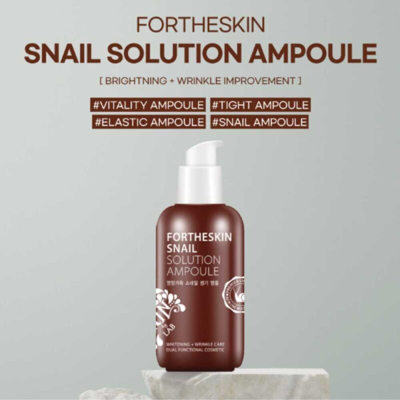 Fortheskin Snail Solution Ampoule, 100ml - 2