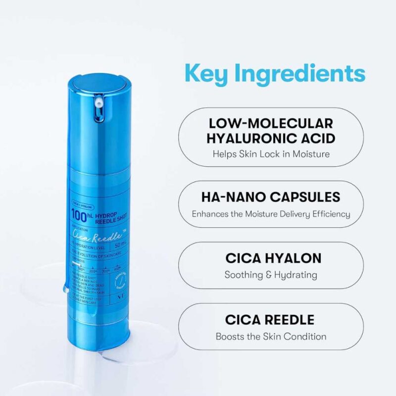 VT Cosmetics Hydrop Reedle Shot 100hL, 50ml - 4