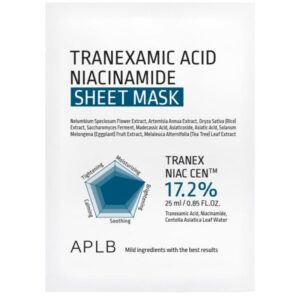 APLB Tranexamic Acid Niacinamide Sheet Mask, 25ml