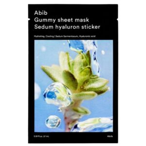 Abib Gummy Sheet Mask Sedum Hyaluron Sticker, 27ml