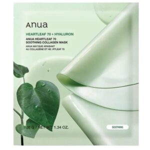 Anua Heartleaf 70 Soothing Collagen Mask, 38g