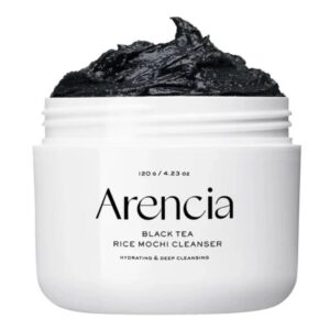 Arencia Black Tea Rice Mochi Cleanser, 120g