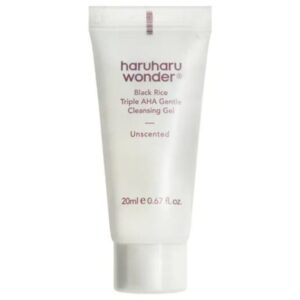 HaruHaru Wonder Black Rice Triple AHA Gentle Cleansing Gel MINI, 20ml