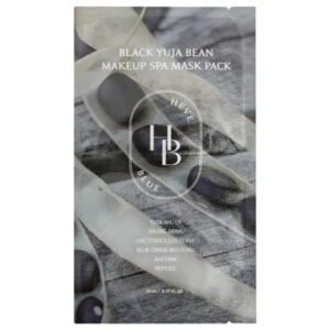 Heveblue Black Yuja Bean Makeup Spa Mask Pack, 23ml