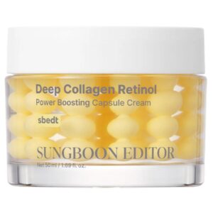 Sungboon Editor Deep Collagen Retinol Power Boosting Capsule Cream, 50ml