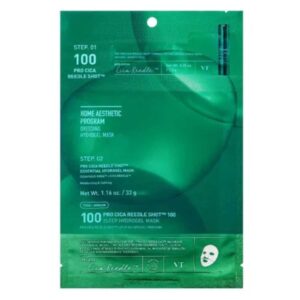 VT Cosmetics Pro Cica Reedle Shot 100 2 Step Hydrogel Mask, 1.5g+33g