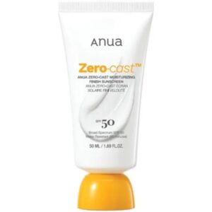 Anua Zero-Cast Moisturizing Finish Sunscreen, 50ml