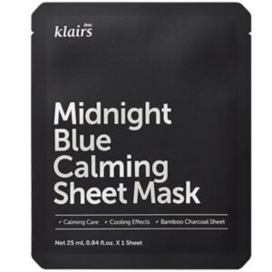 Dear, Klairs Midnight Blue Calming Sheet Mask, 25 ml